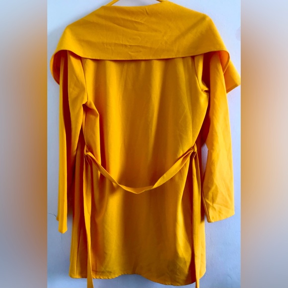 Mustard Yellow Revamped Belted Cardigan โจ - Picture 5 of 5